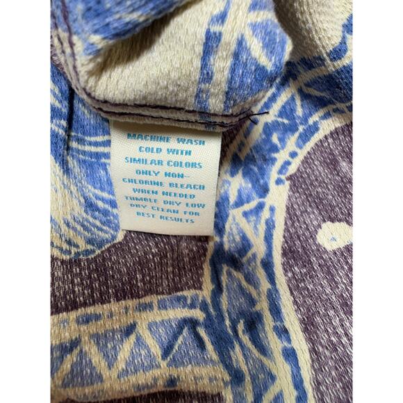 Caribbean 100% Silk Men’s CL Button Up Short Sleeve Shirt Floral Hawaiin - Picture 9 of 13